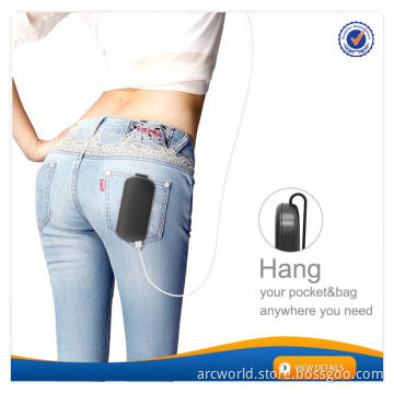 AWC945 2017 new design fashion protable charger 3000 5000 10000 mah 2.1a output clip power bank